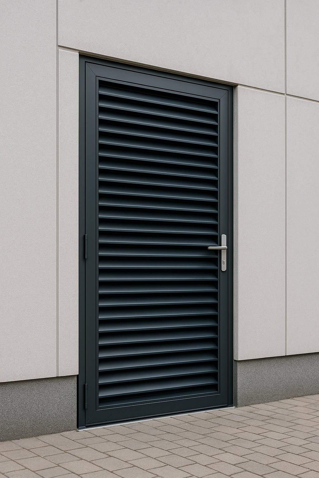aluminium louvred doors - professional louvred doors available in Salford from UK manufacturers