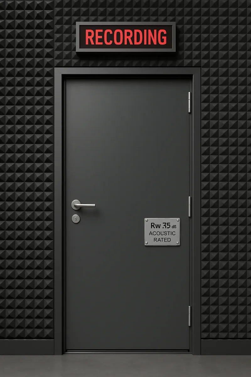 acoustic rated steel doors - professional steel doors available in London from UK manufacturers